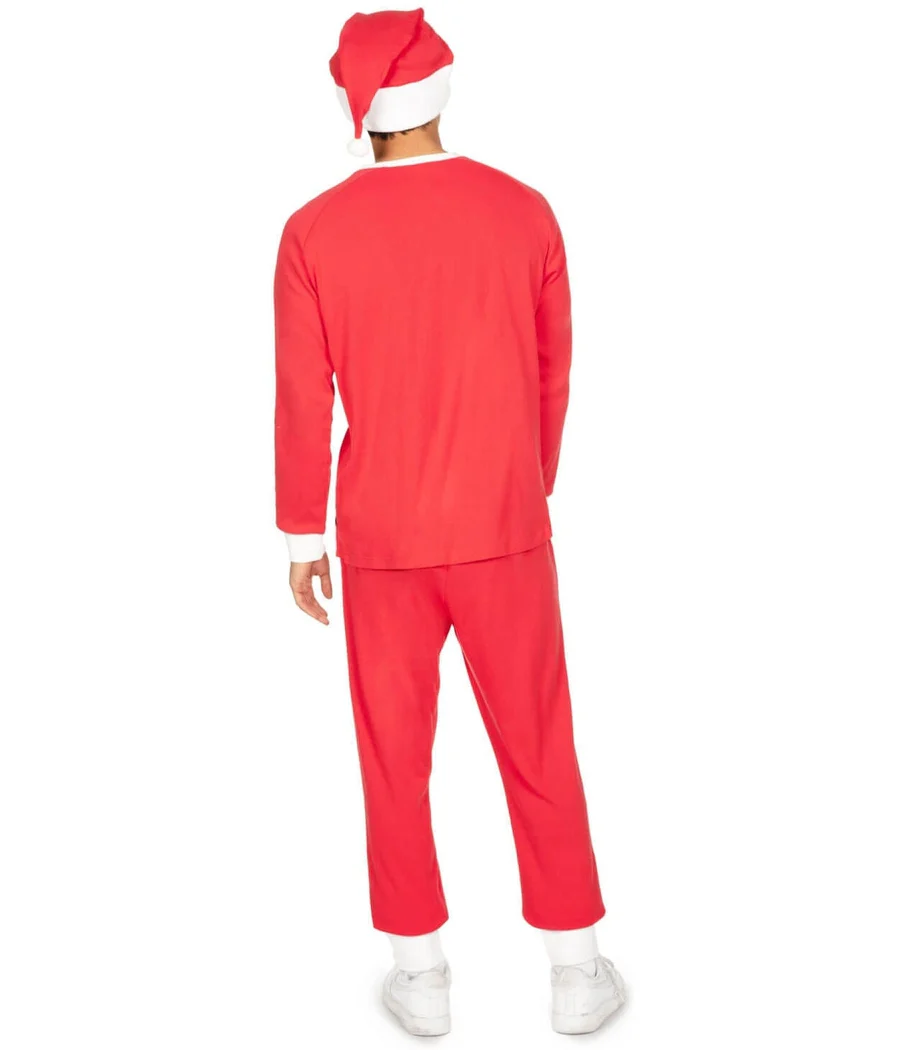 Men's Santa Claus Crew Neck Pajama Set - Image 2