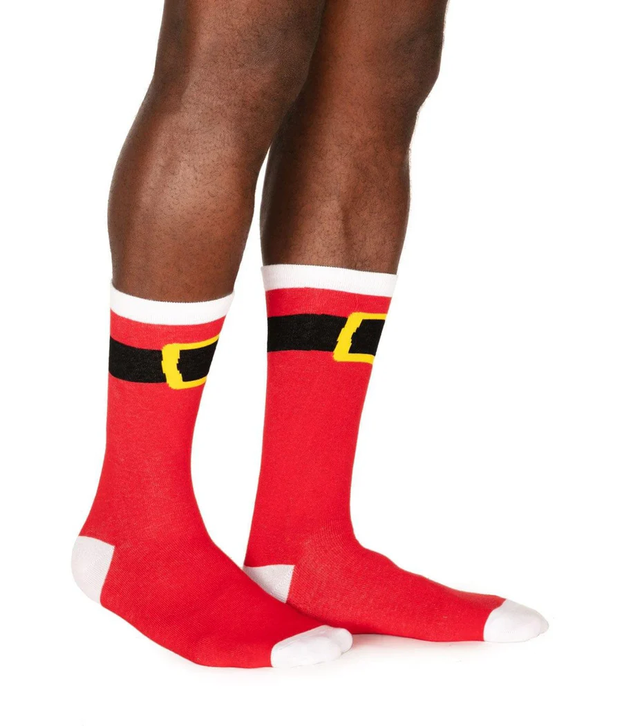 Men's Santa Claus Socks (Fits Sizes 8-11M) - Image 2
