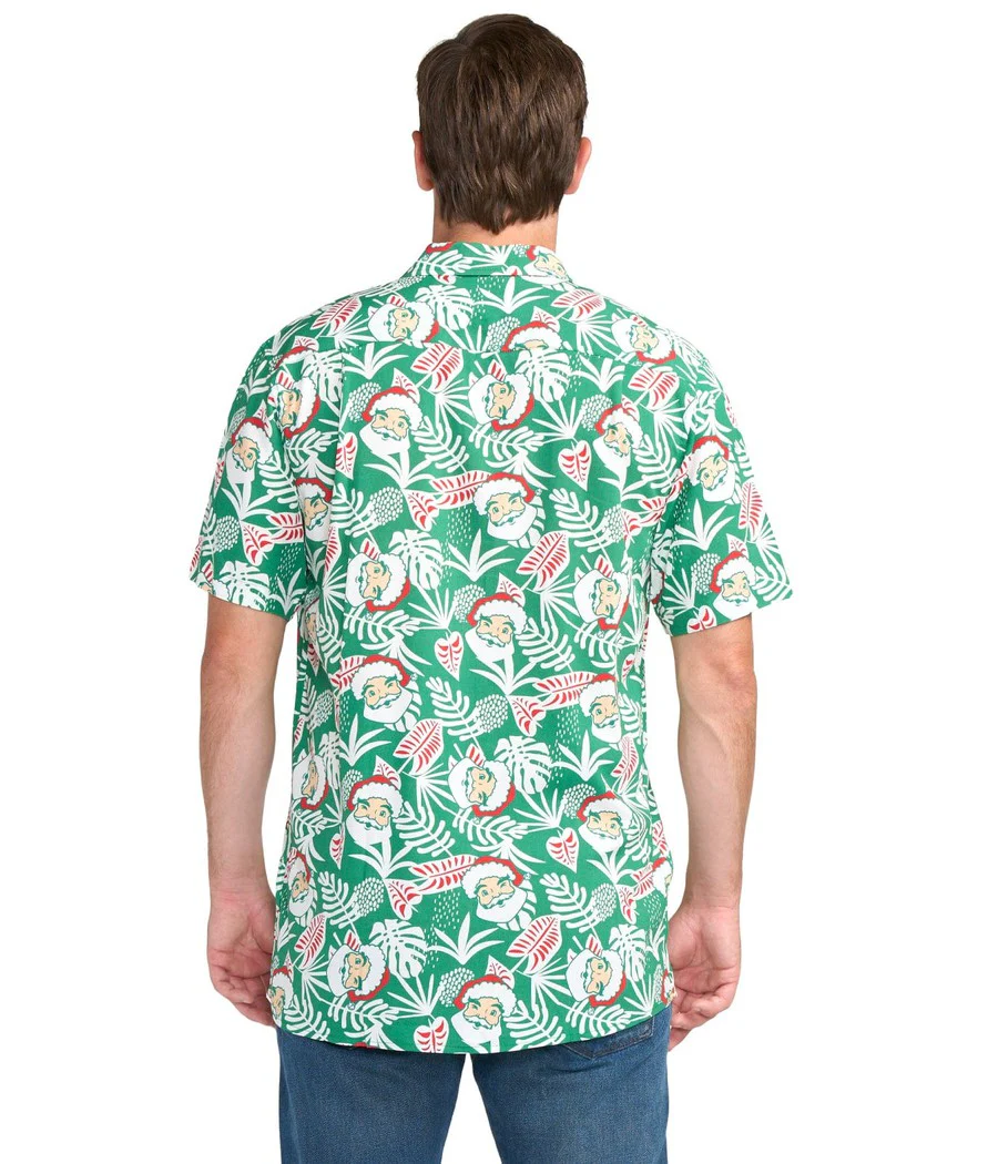 Men's Santa Palms Button Down Shirt - Image 3
