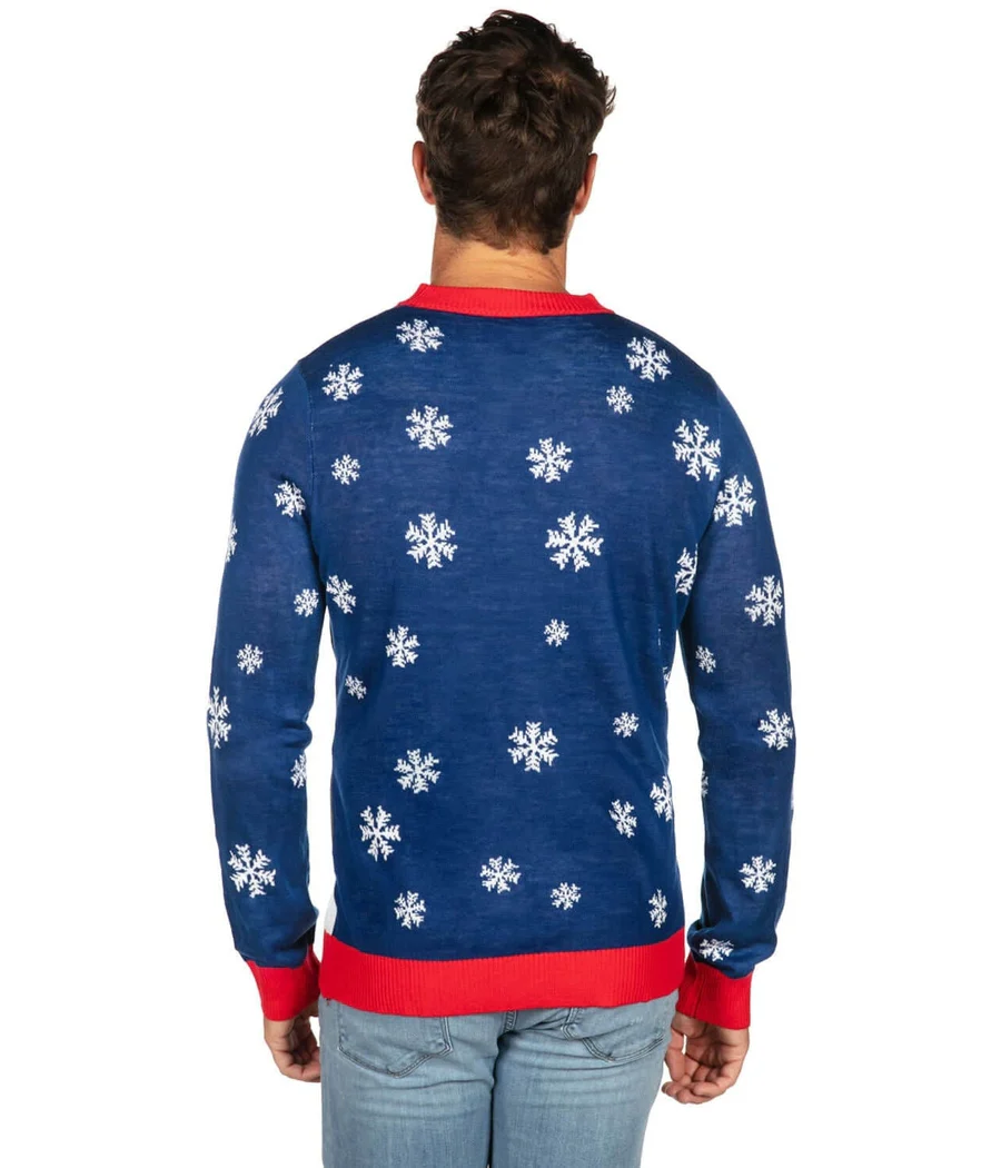 Men's Melting Snowman Ugly Christmas Sweater - Image 3