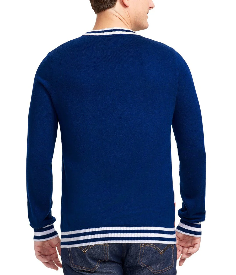 Men's Santa's Log on the Fire Ugly Christmas Sweater - Image 3