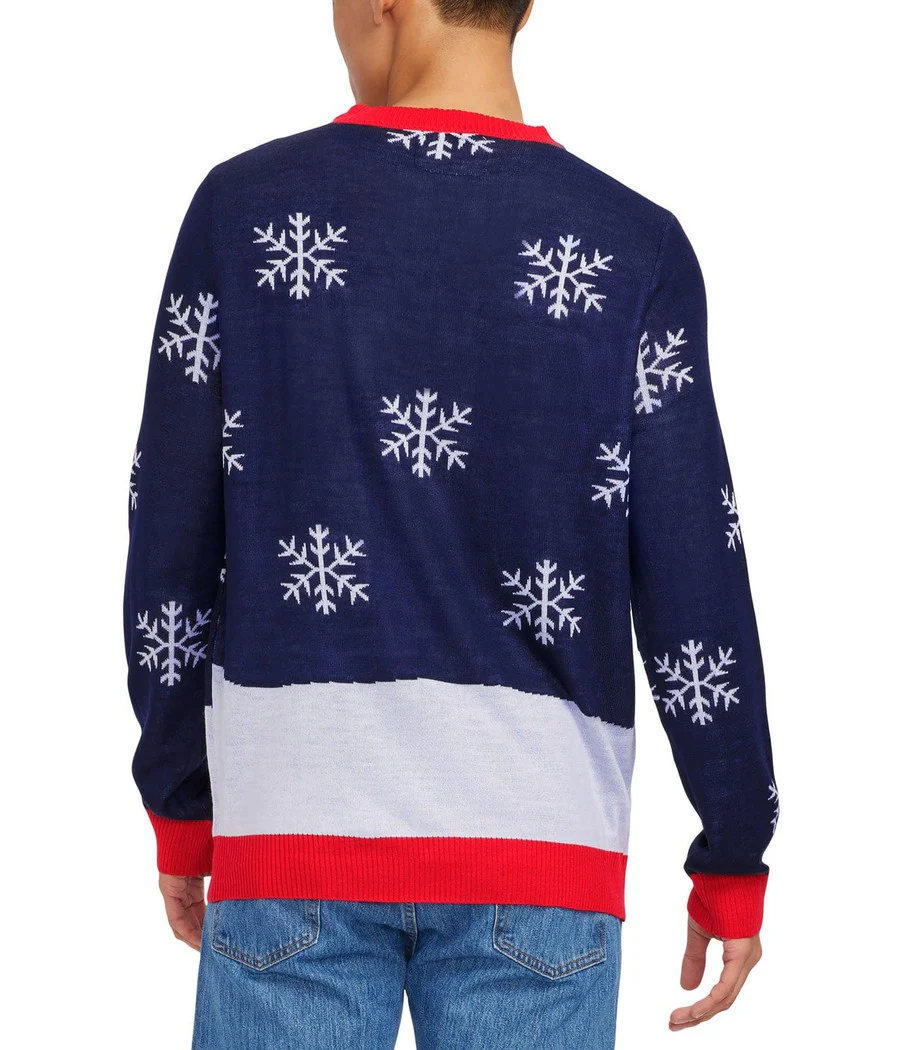 Men's Winter Whale Tail Ugly Christmas Sweater - Image 2