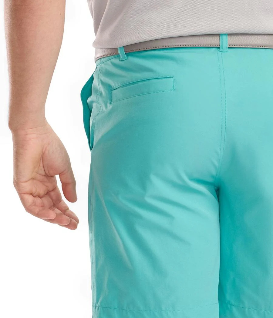 Men's Teal Golf Shorts - Image 2