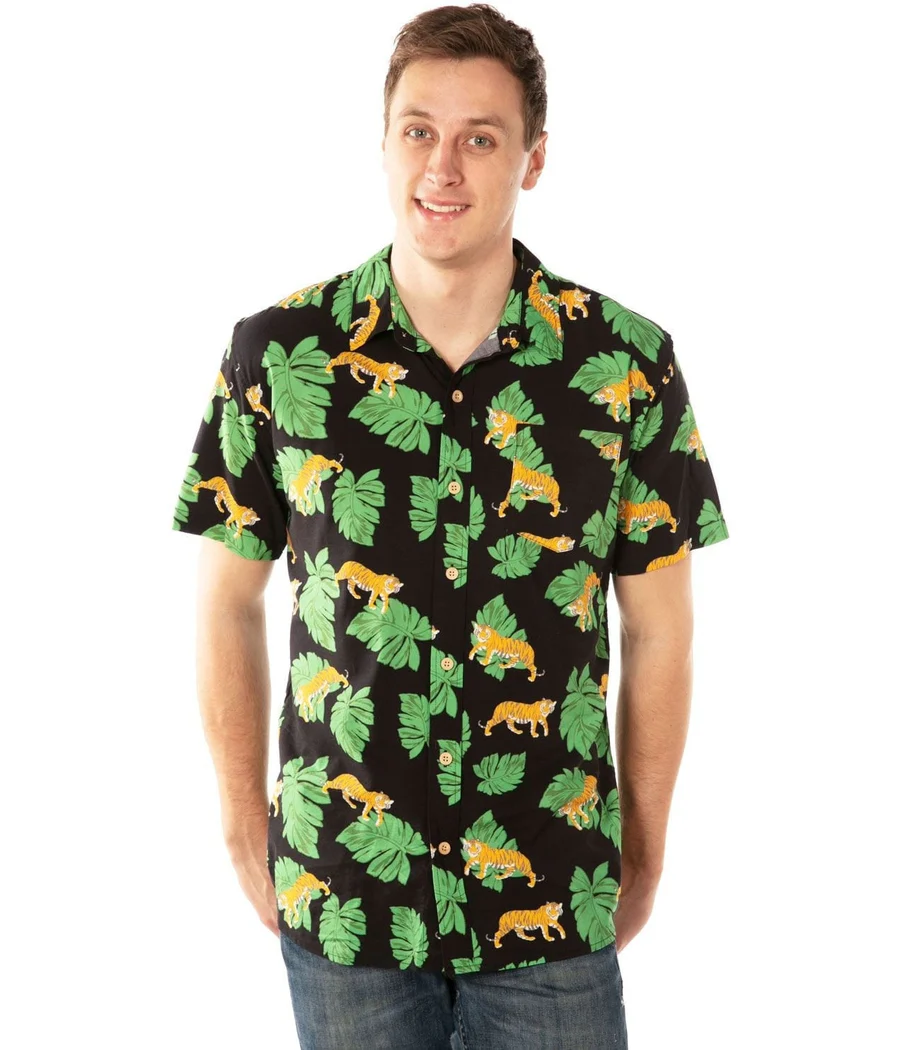 Men's King of Tigers Hawaiian Shirt - Image 2