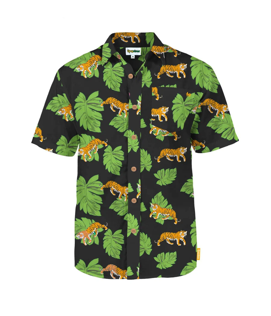 Men's King of Tigers Hawaiian Shirt - Image 5
