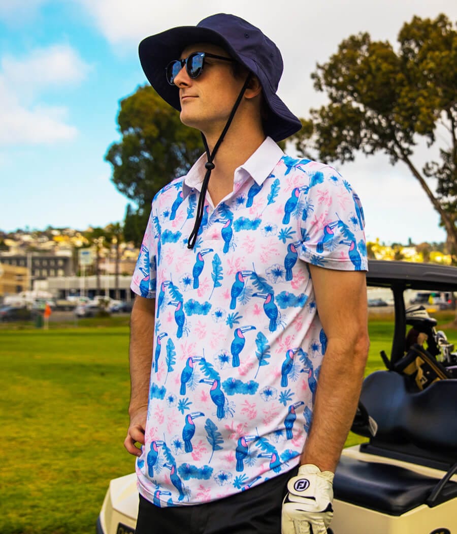 Men's Toucan Tango Polo Shirt - Image 5