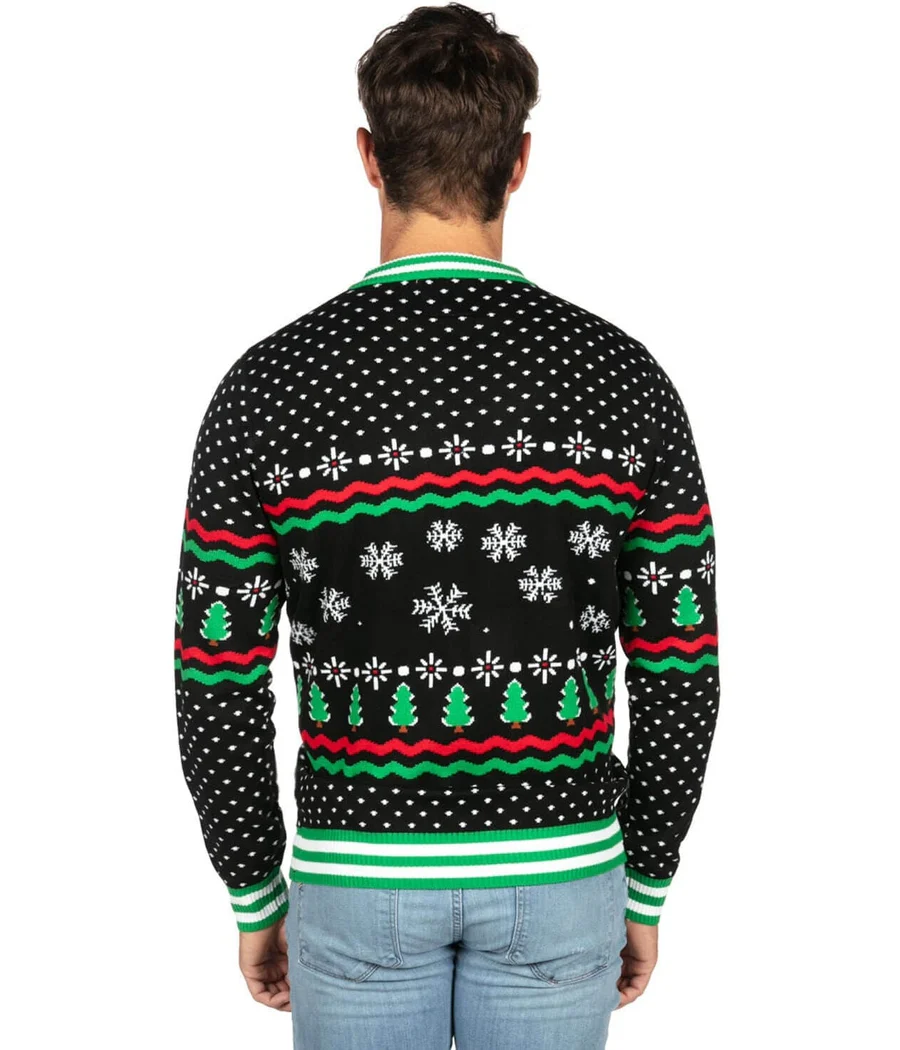 Men's Dino Mate Ugly Christmas Sweater - Image 2