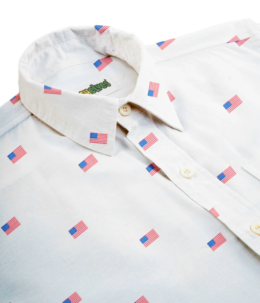 Men's USA Grand Ol' Flag Button Down Shirt - Image 5