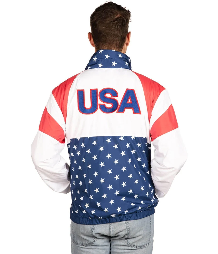 Men's USA Windbreaker Jacket - Image 2