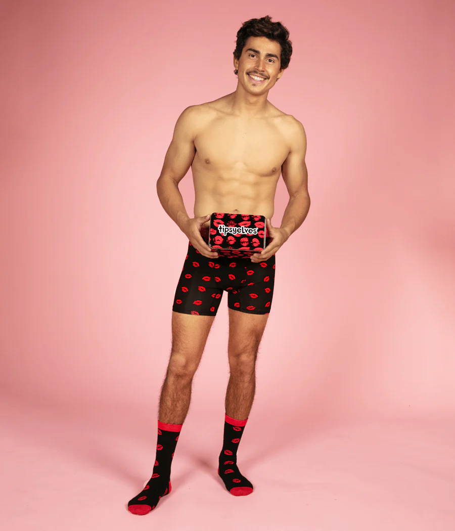 Men's Kiss Attack Boxers & Socks Gift Set - Image 4
