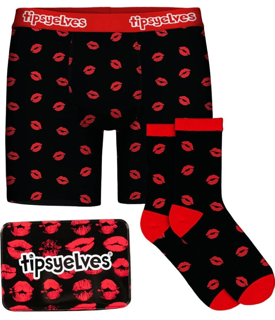 Men's Kiss Attack Boxers & Socks Gift Set - Image 5