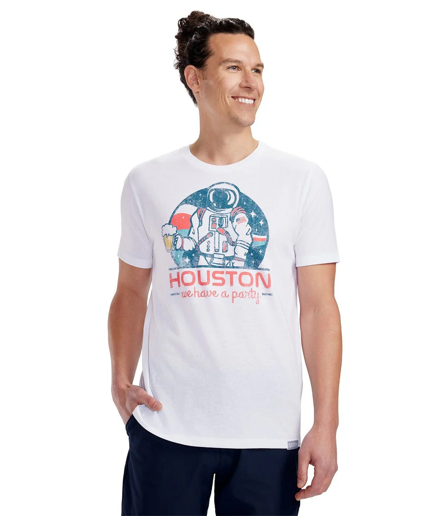 Men's Houston We Have a Party Tee - Image 2