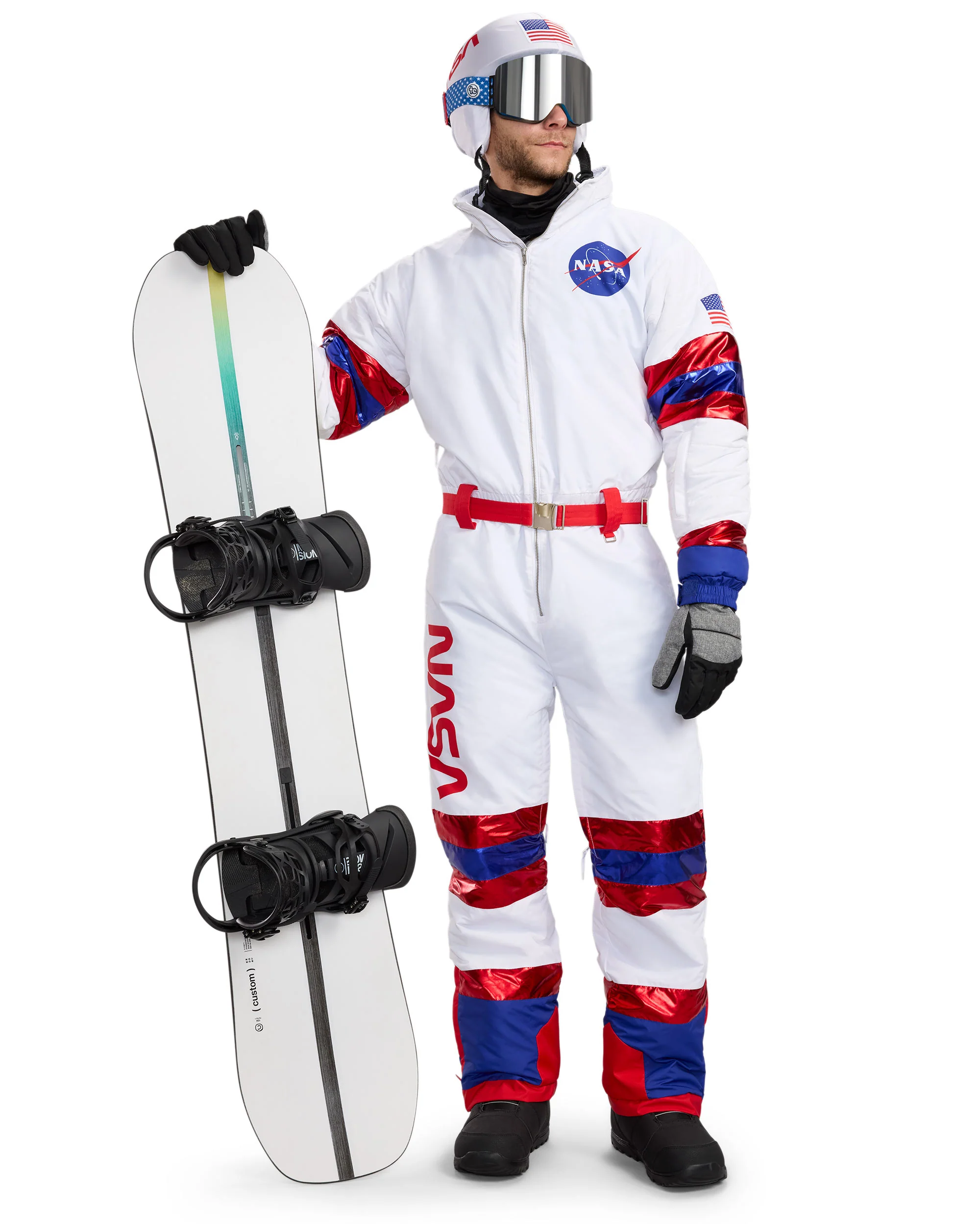 Men's Space Racer Ski Suit and Helmet Cover - Image 10