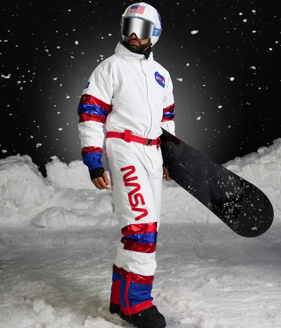 Men's Space Racer Ski Suit and Helmet Cover - Image 7
