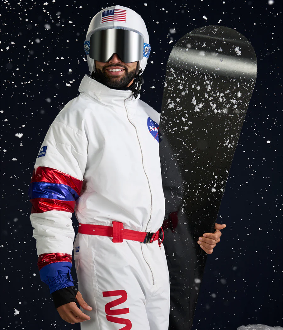 Men's Space Racer Ski Suit and Helmet Cover - Image 8