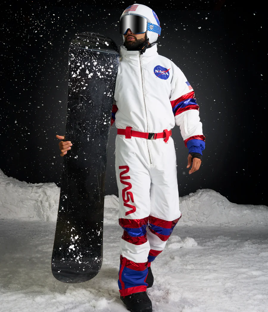 Men's Space Racer Ski Suit and Helmet Cover - Image 9