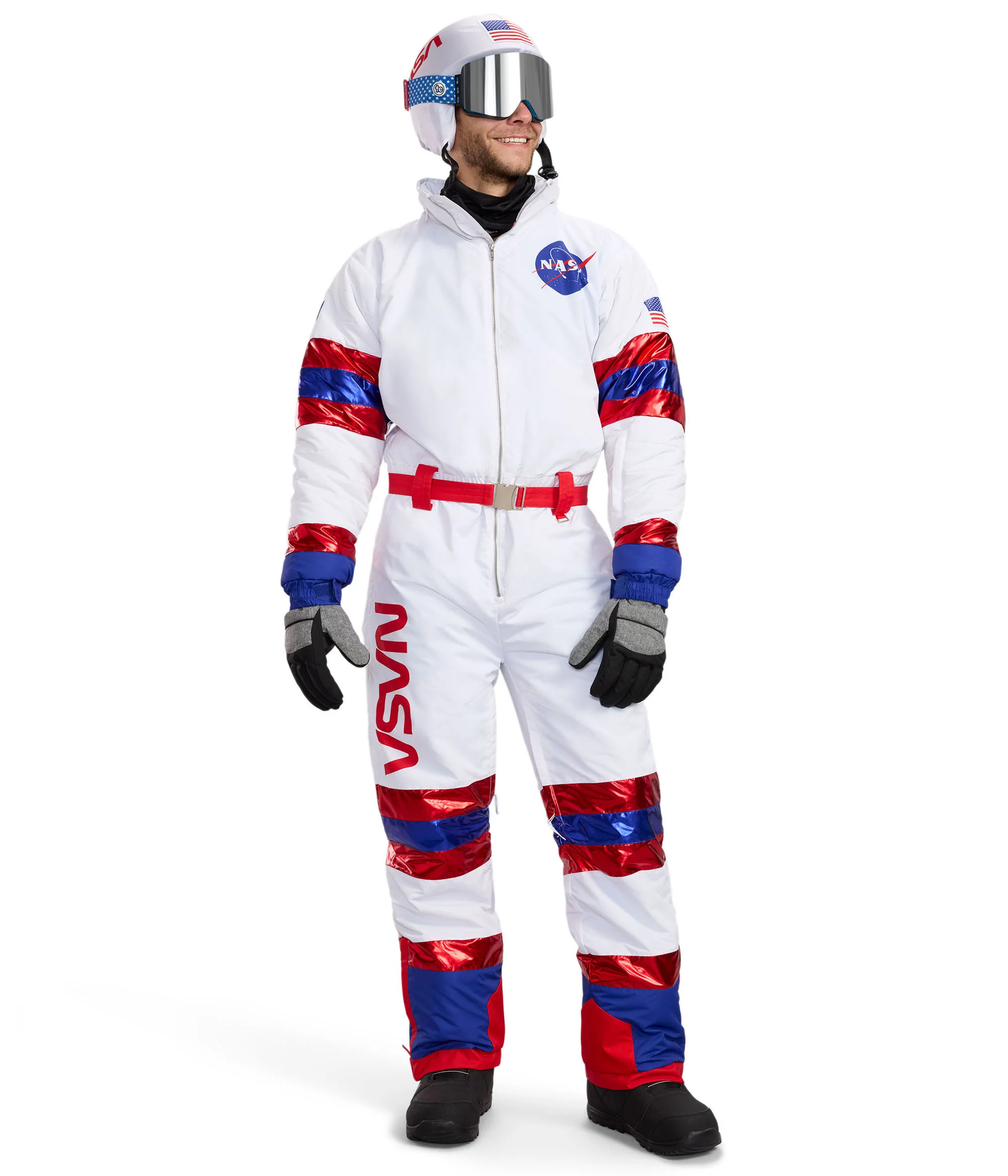 Men's Space Racer Snow Suit and Helmet Cover - Image 3