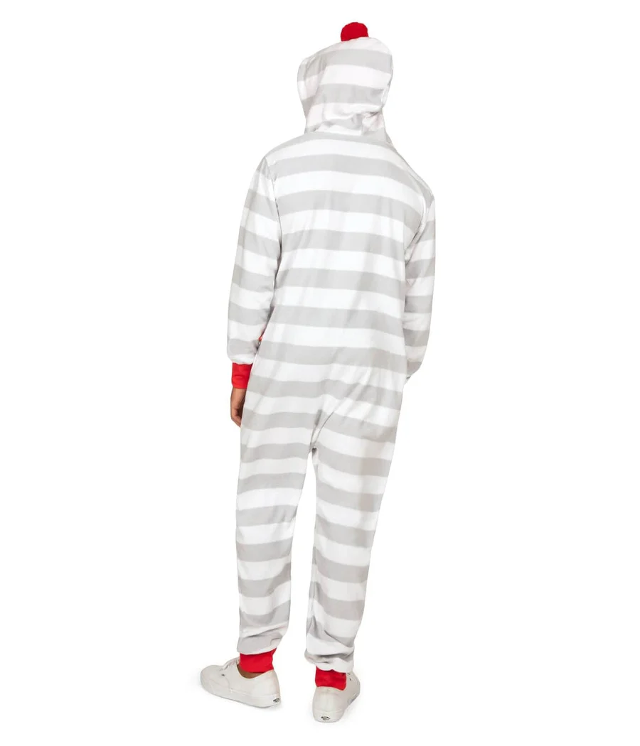 Men's Stripes and Poms Jumpsuit - Image 2