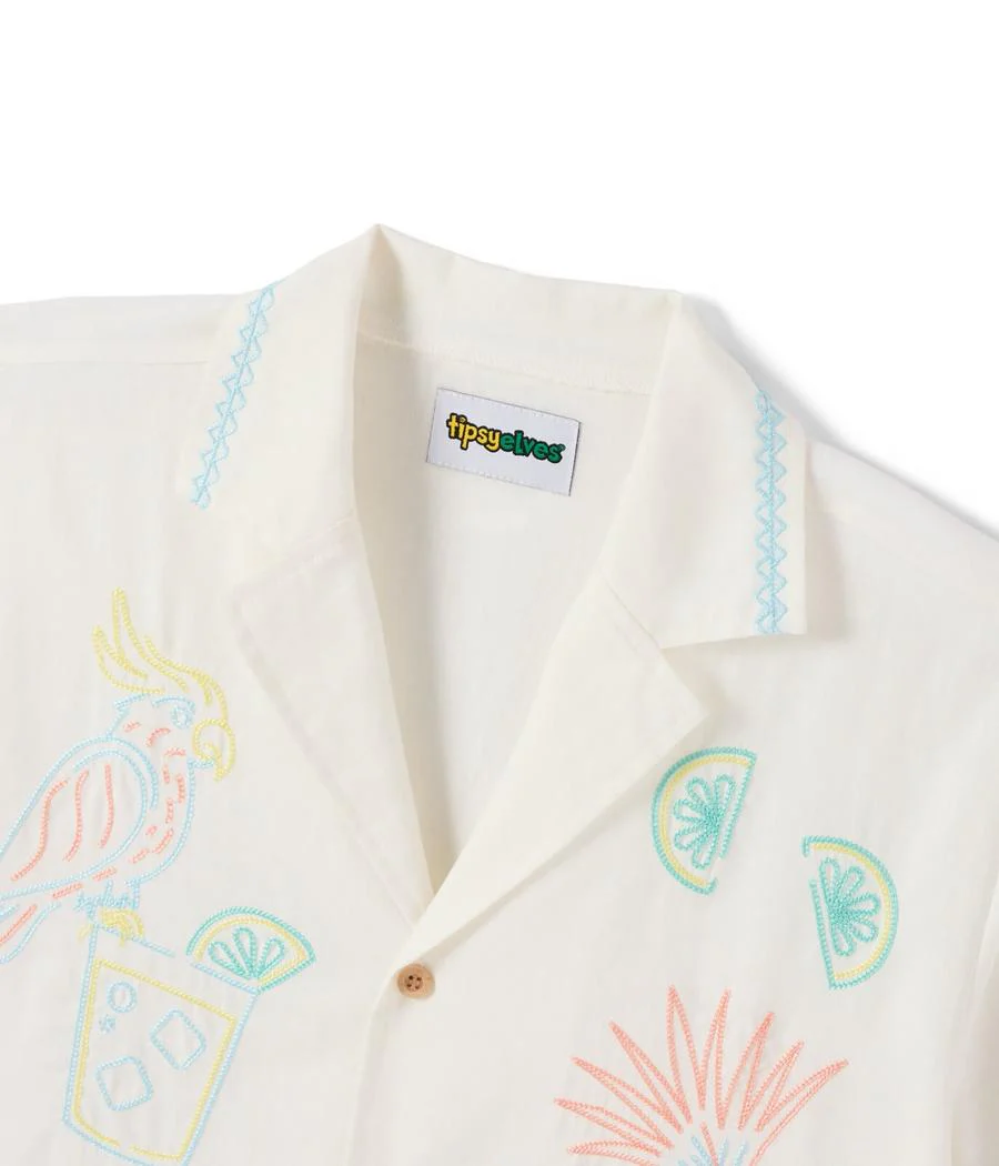 Men's Tequilin' Time Linen Cabana Shirt - Image 8