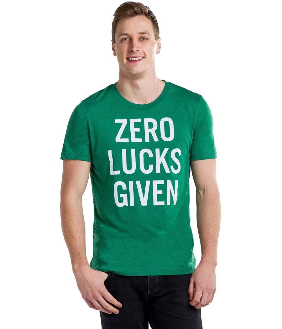 Men's Zero Lucks Given Tee - Image 2
