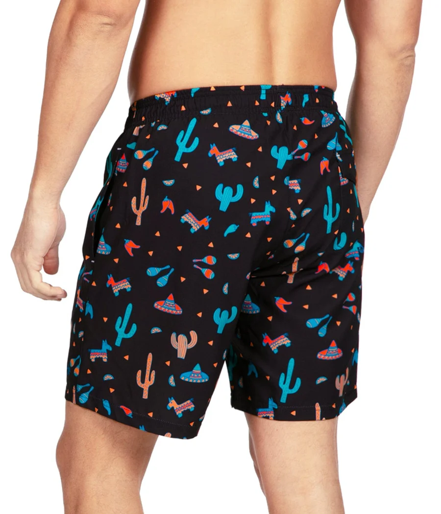Midnight Fiesta Stretch Swim Trunks - 7.5" Inseam - Image 3