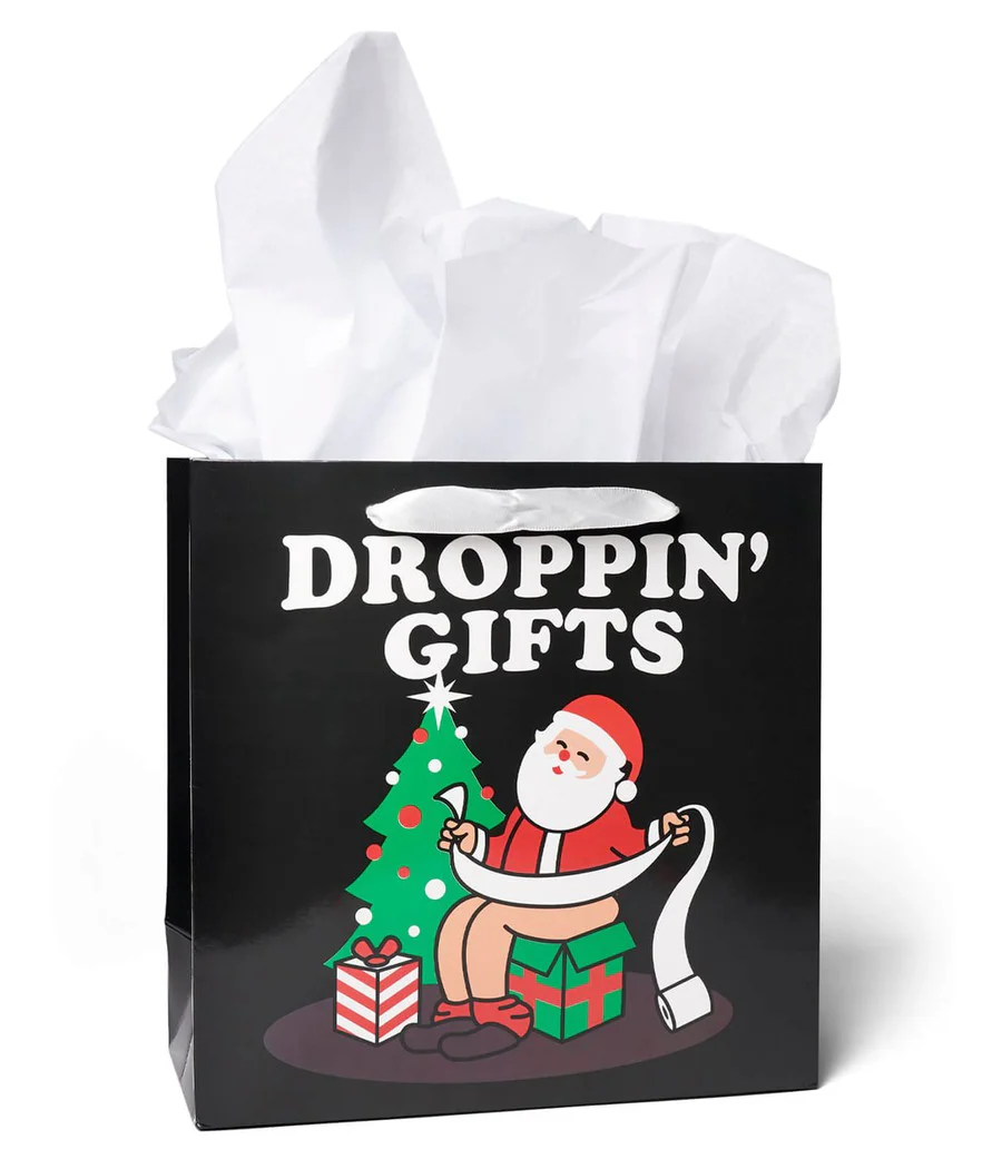 Naughty Santa Gift Bags - Set of 6 - Image 3