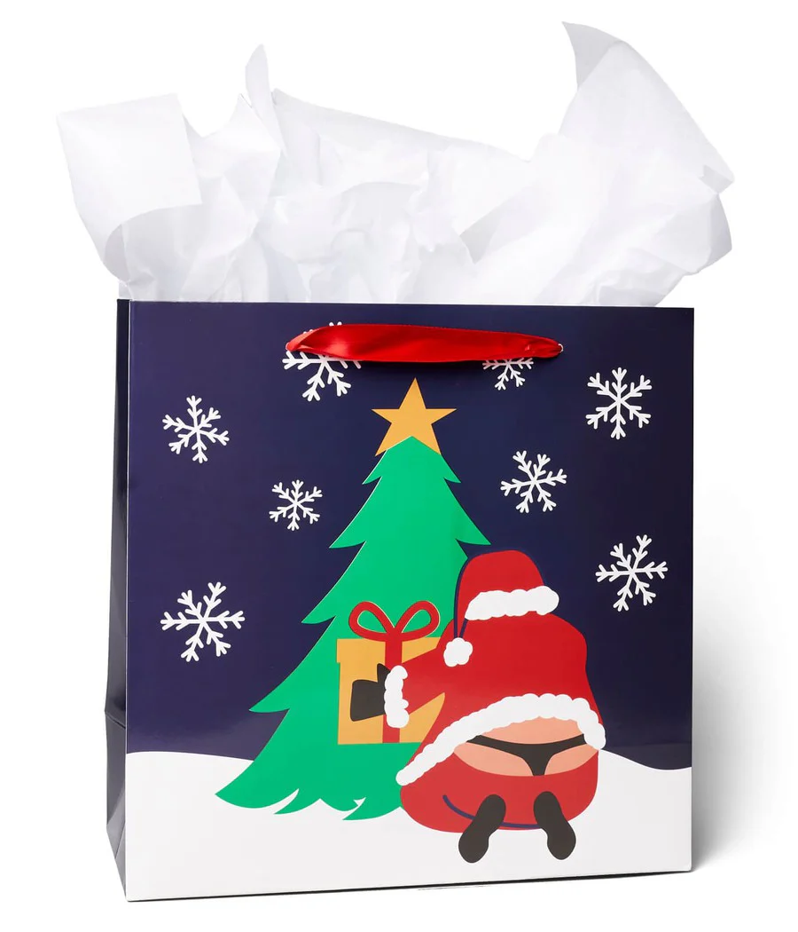 Naughty Santa Gift Bags - Set of 6 - Image 5