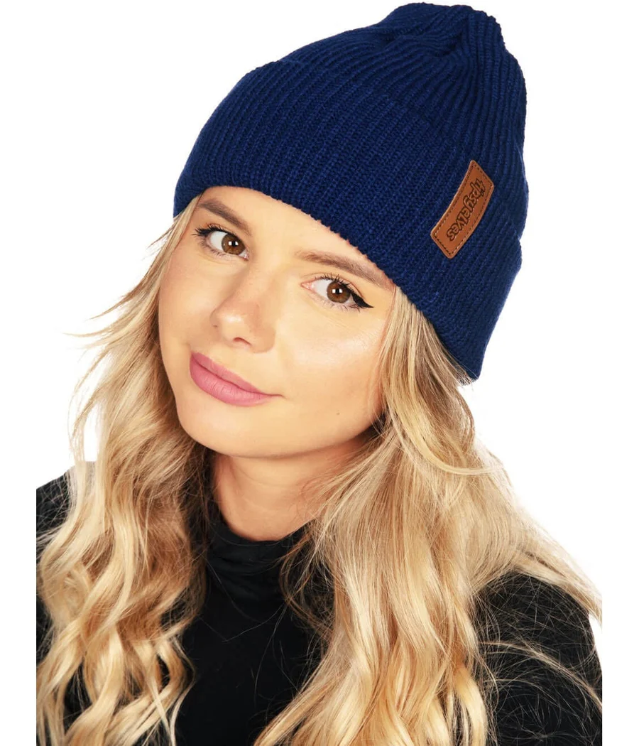 Navy Blue Beanie - Image 2