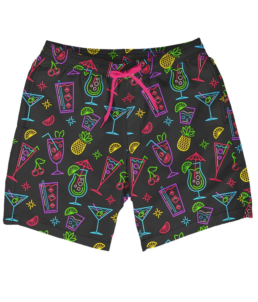 Neon Nightcap Stretch Swim Trunks - 7.5" Inseam - Image 6
