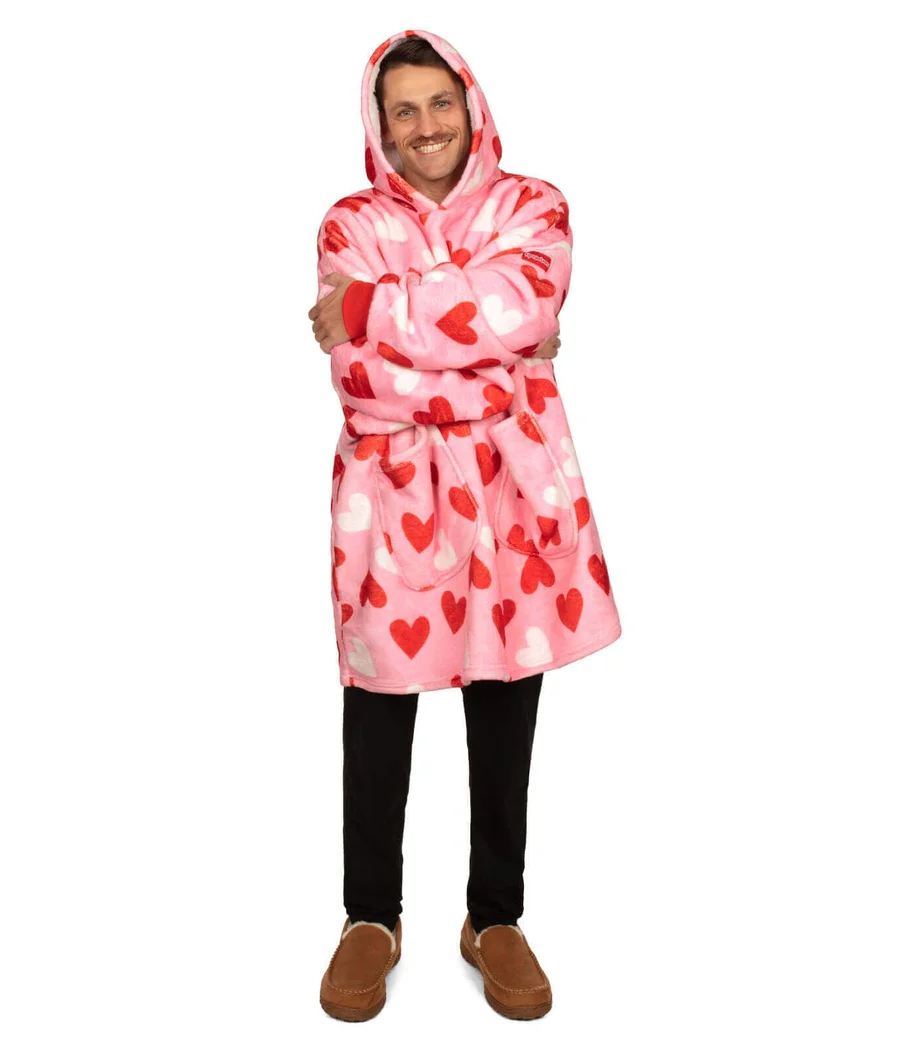 Full Hearts Blanket Hoodie - Image 6