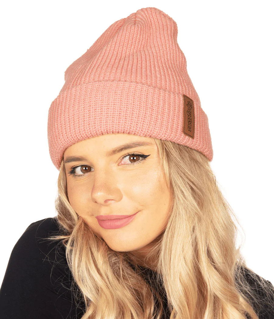 Powder Pink Beanie - Image 2