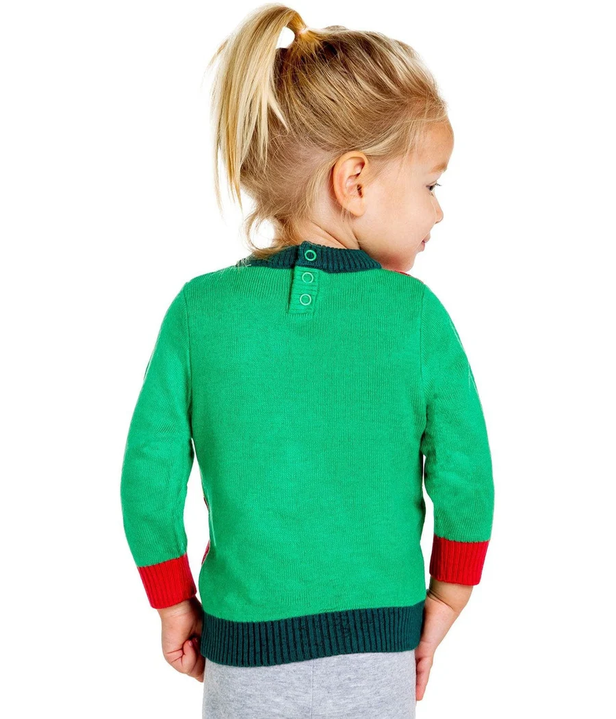 Baby / Toddler Little Present Ugly Christmas Sweater - Image 4