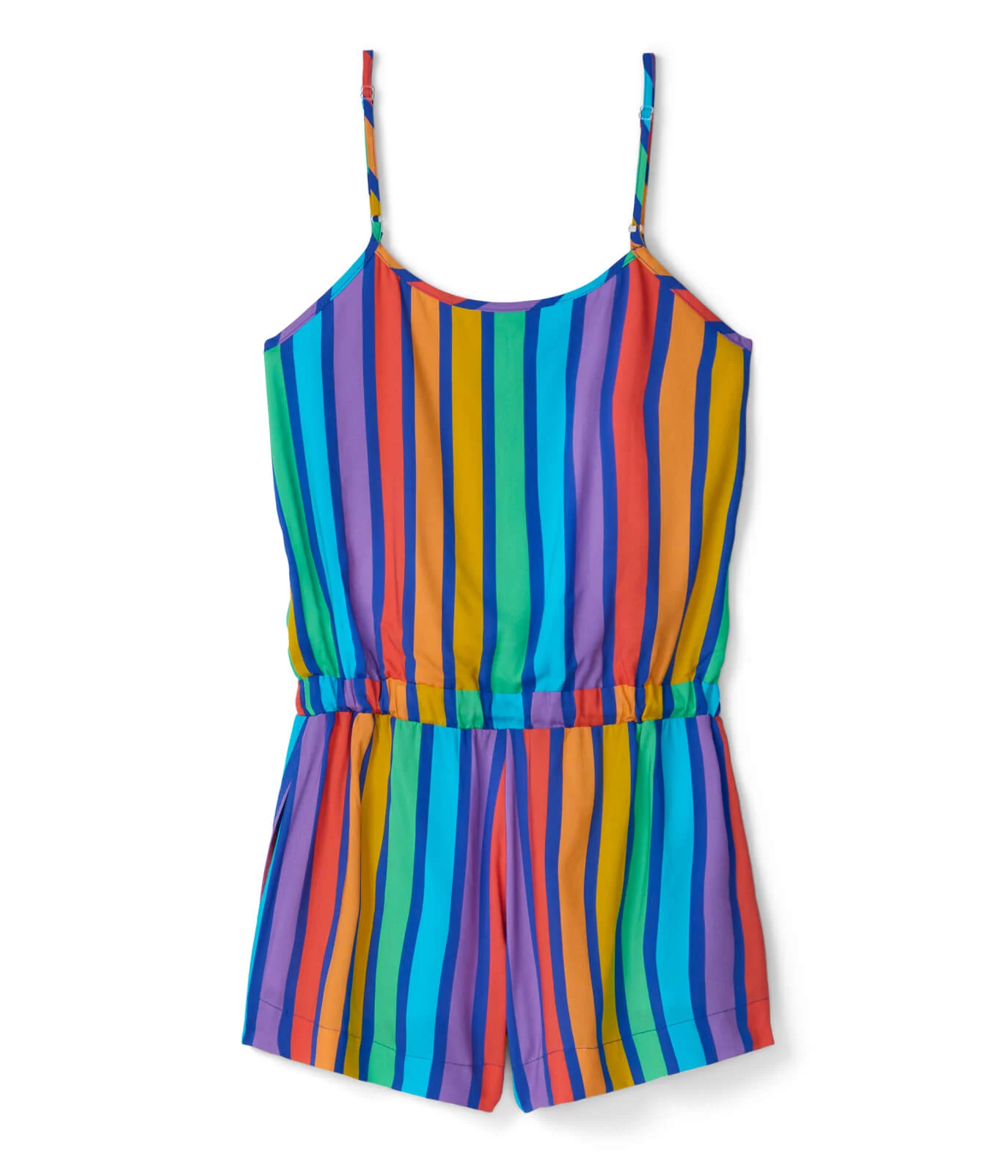 Rainbow Blast Striped Romper - Image 2