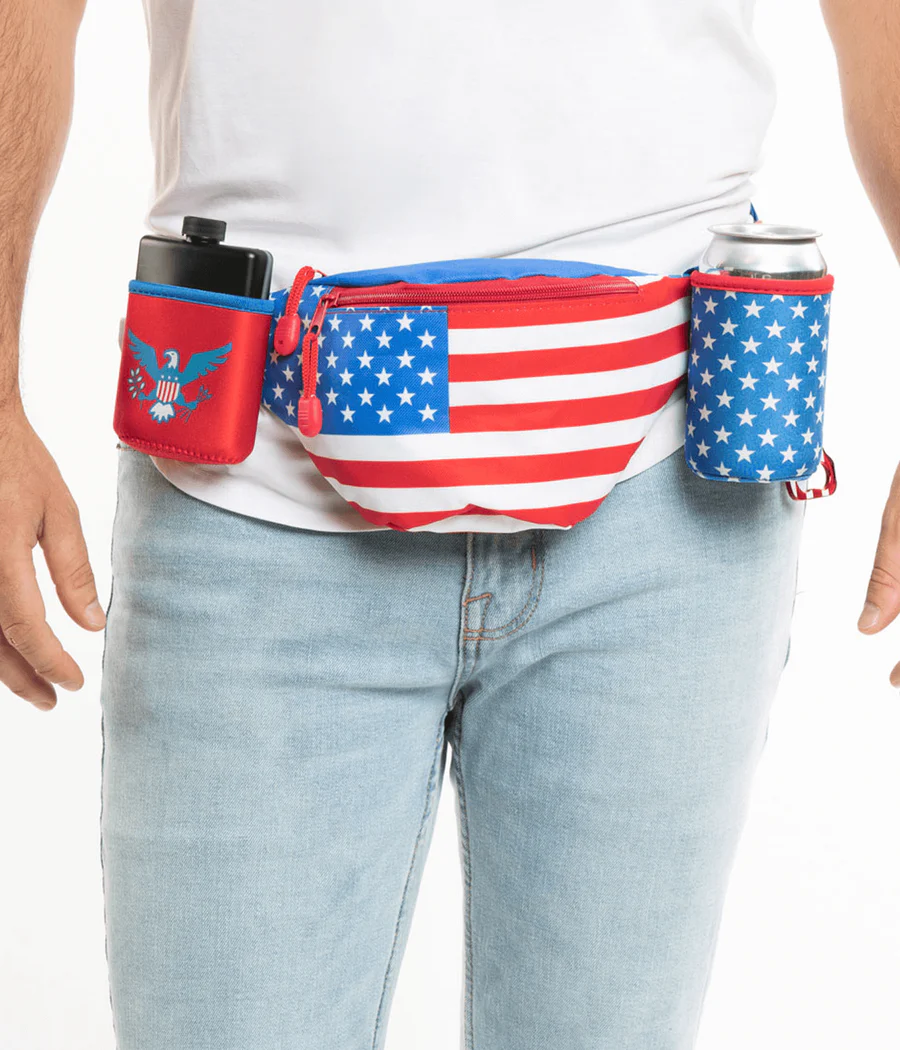 Freedom Flask Fanny Pack with Drink Holder - Image 2