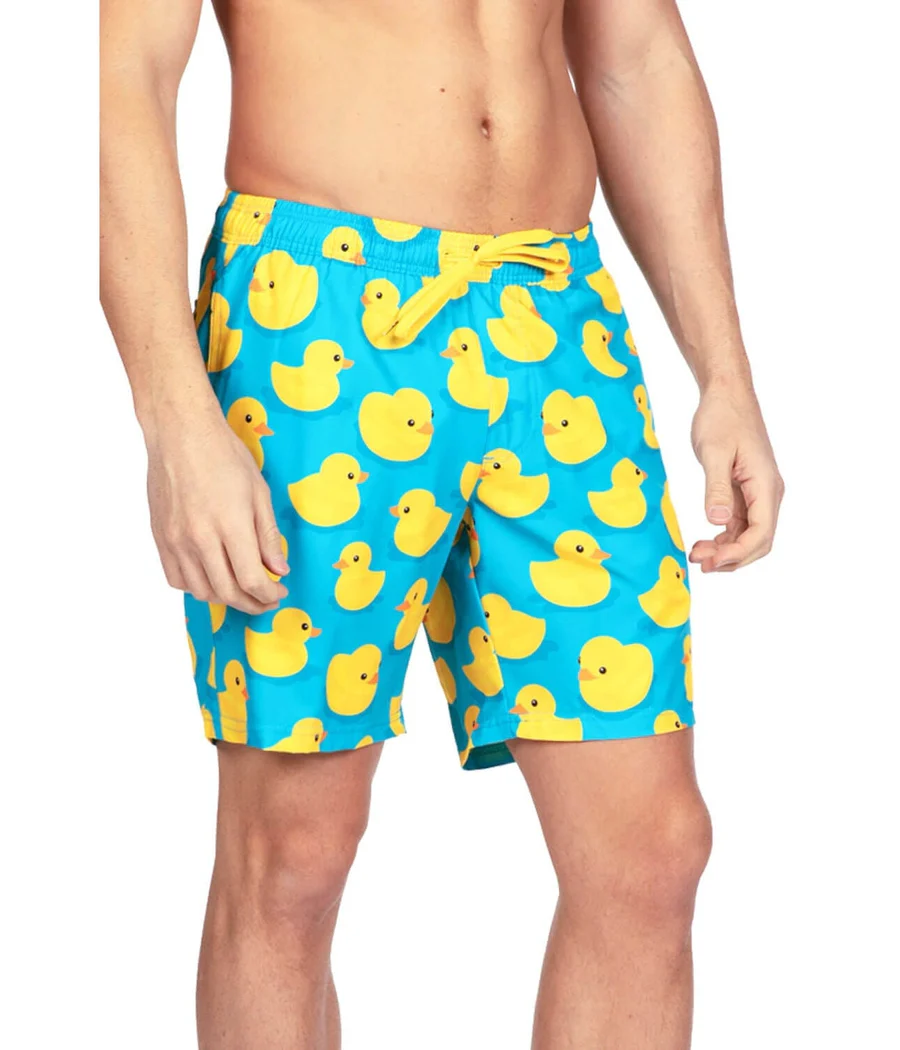 Rubber Ducky Stretch Swim Trunks - 7.5" Inseam - Image 3