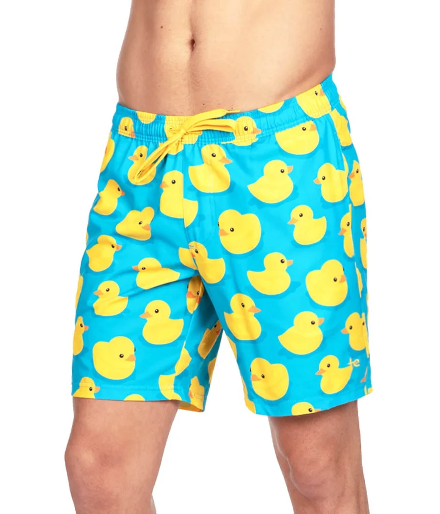 Rubber Ducky Stretch Swim Trunks - 7.5" Inseam - Image 4