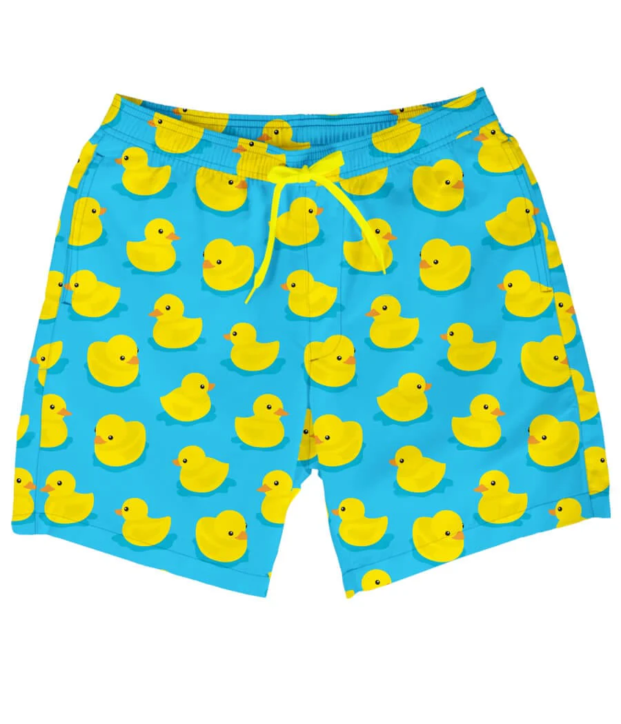 Rubber Ducky Stretch Swim Trunks - 7.5" Inseam - Image 6