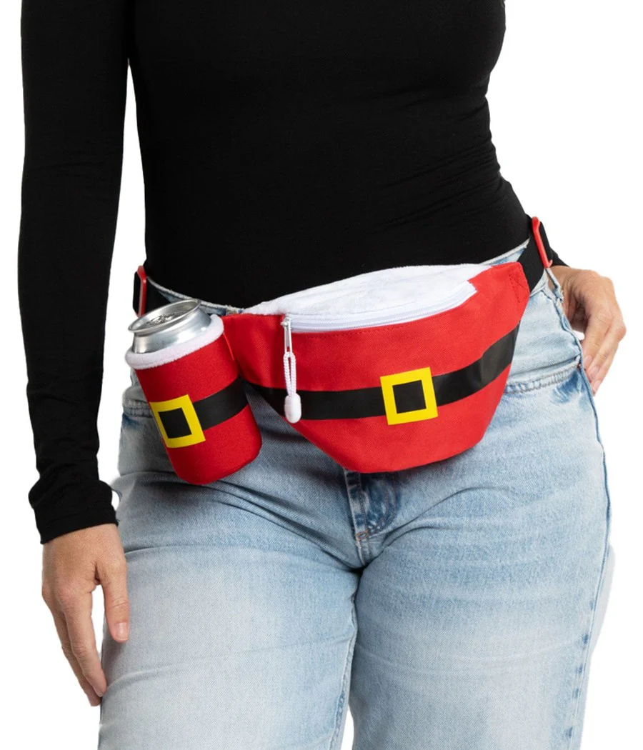 Santa Claus Fanny Pack with Drink Holder - Image 2