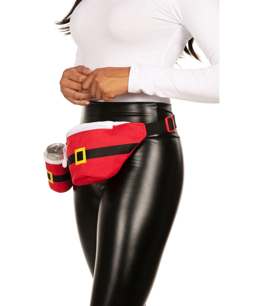 Santa Claus Fanny Pack with Drink Holder - Image 5