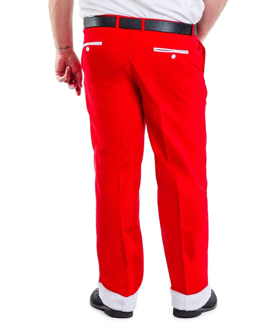 Furry Santa Big and Tall Suit Pants - Image 2
