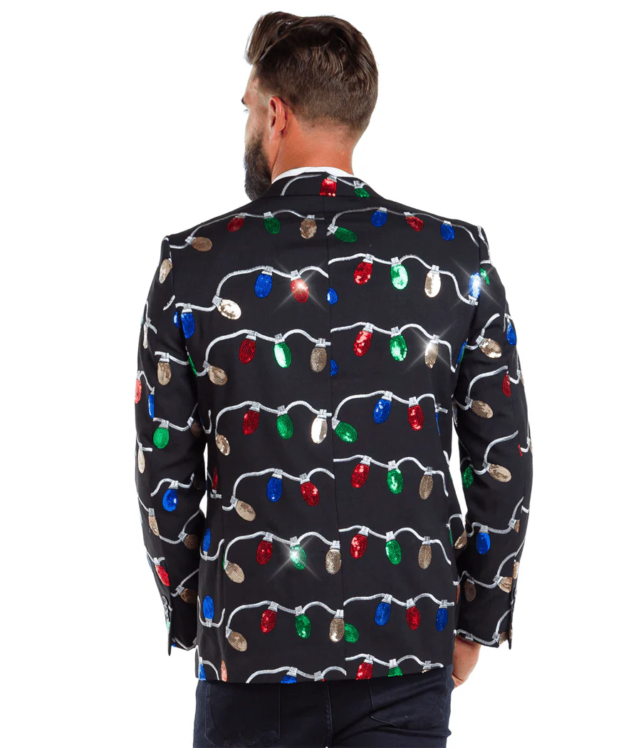 Men's Sequin Tangle Wrangler Blazer with Tie - Image 2