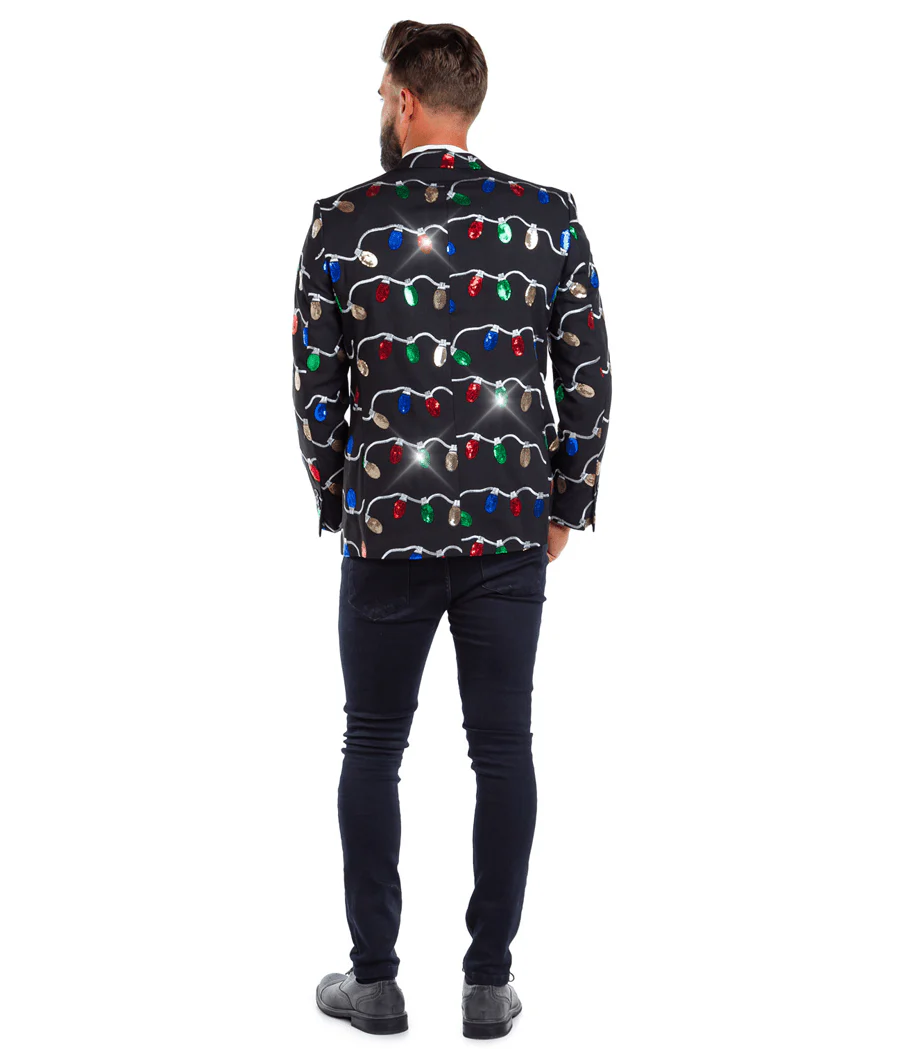 Men's Sequin Tangle Wrangler Blazer with Tie - Image 4