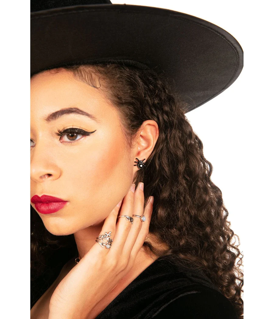 Spider Stud Earrings - Image 4