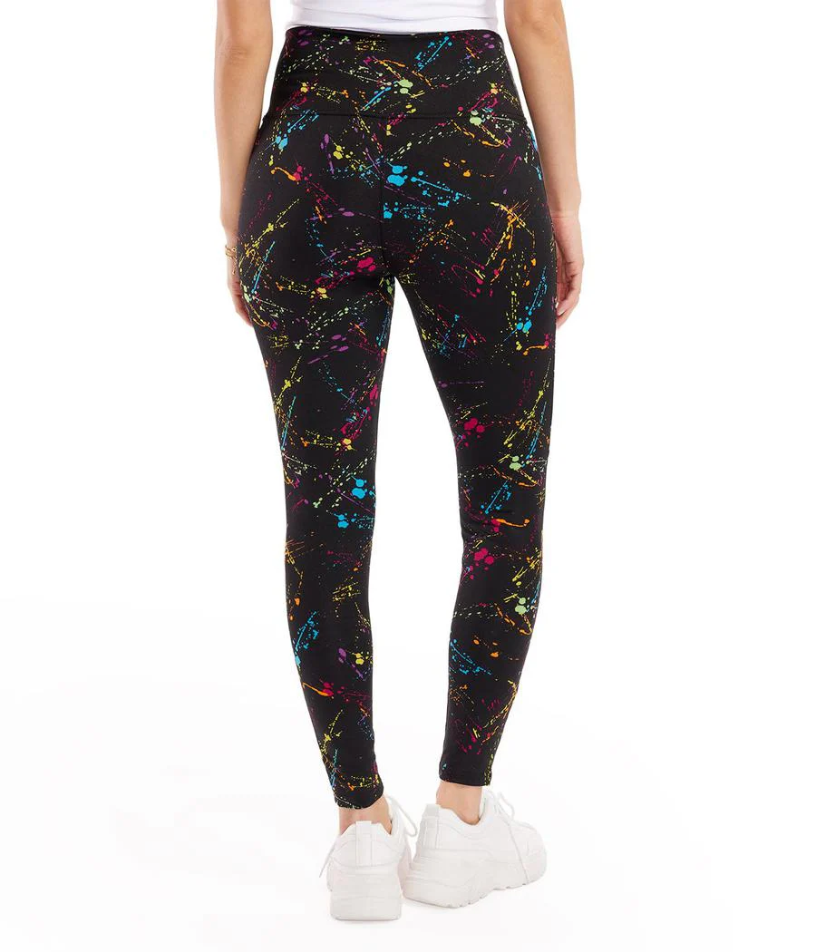 Neon Splatter Leggings - Image 2