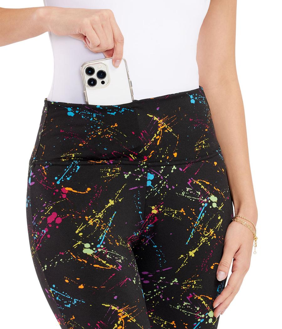 Neon Splatter Leggings - Image 3
