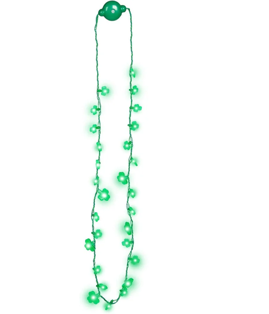 St. Paddy's Light Up Clover Necklace - Image 4