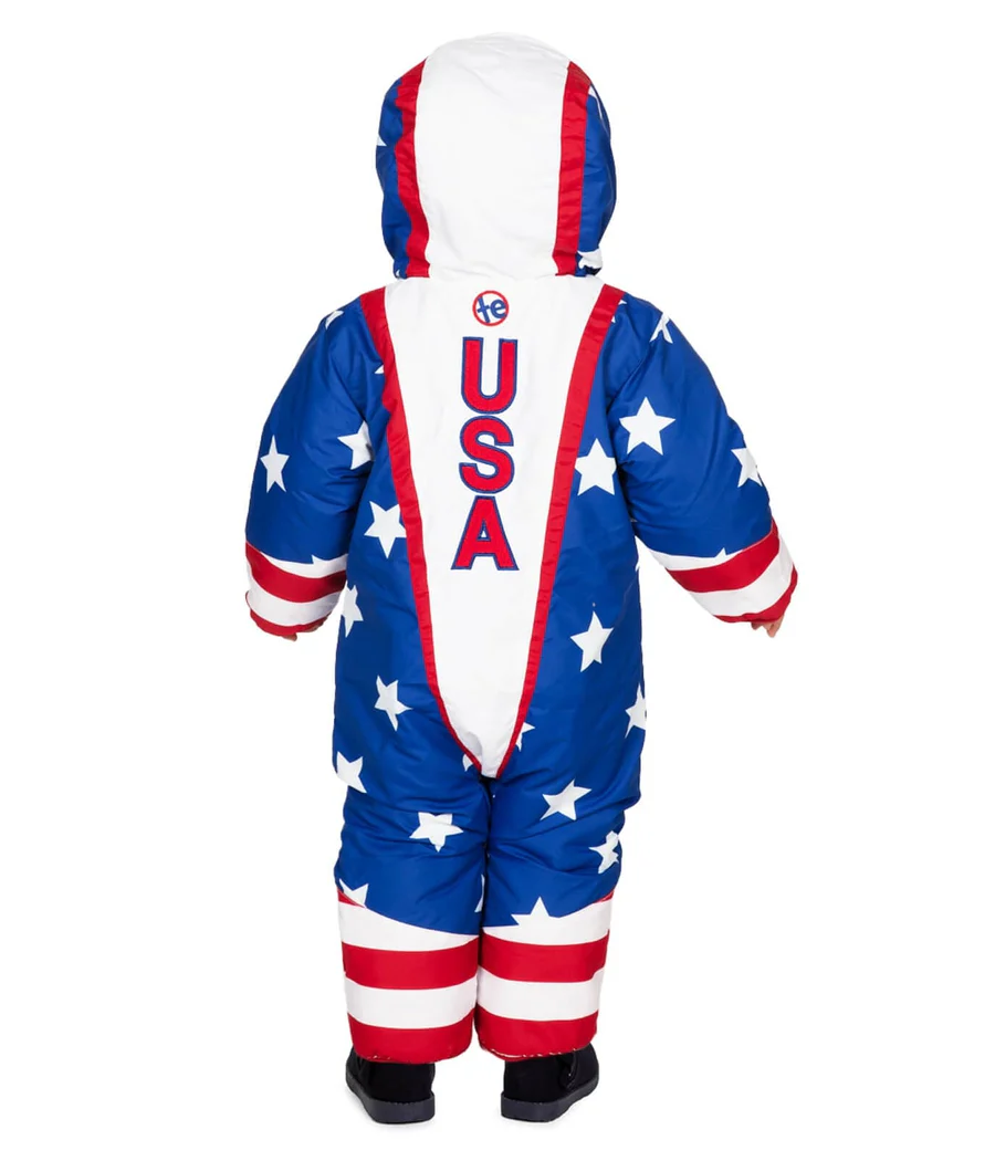 Toddler Boy's Americana Snow Suit - Image 2