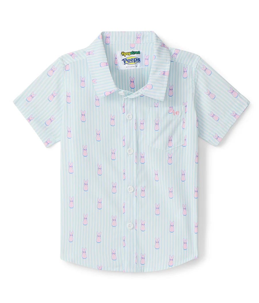 Toddler Boy's PEEPS® Shady Lil' Sugar Button Down Shirt - Image 2