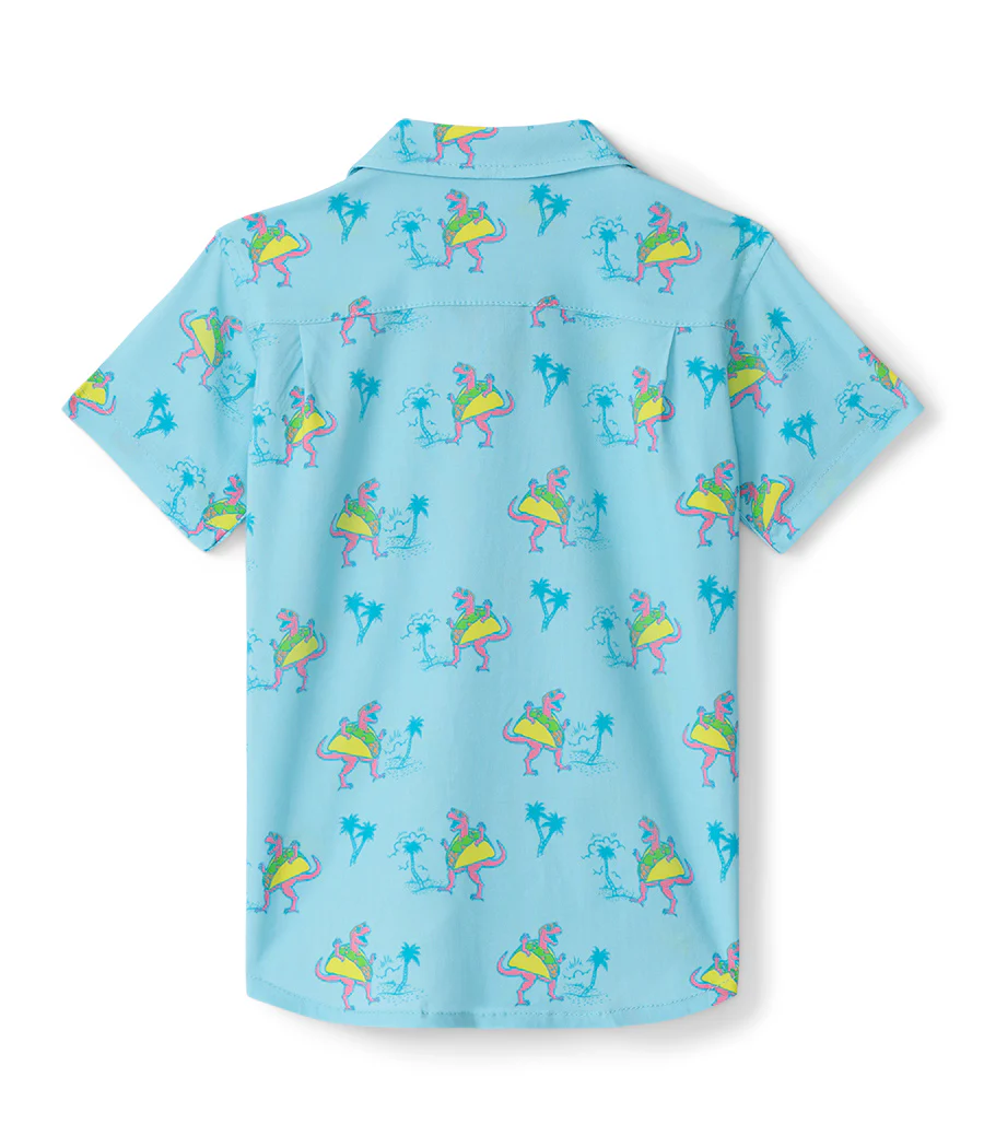 Toddler Boy's Tacosaurus Hawaiian Shirt - Image 2
