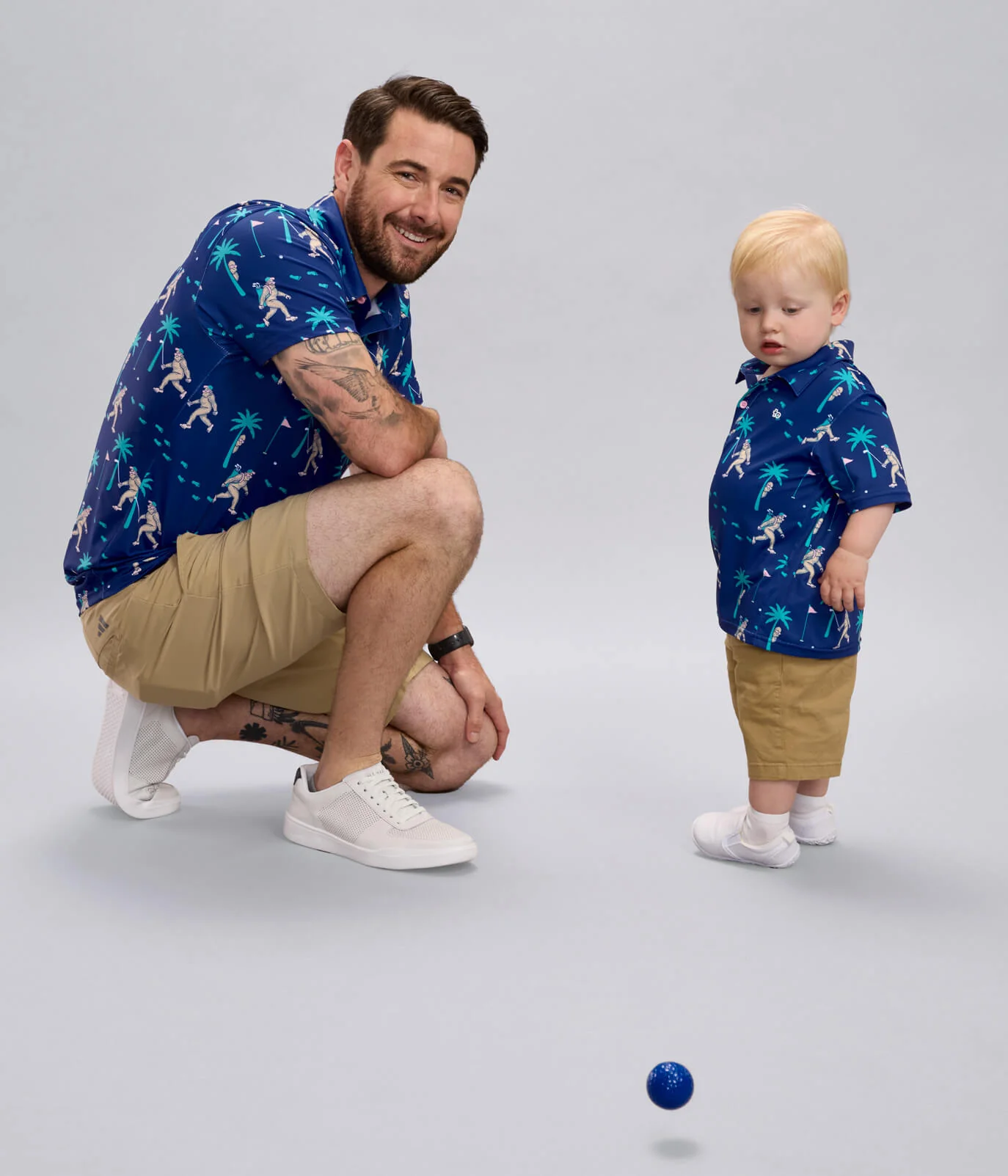 Toddler Boy's Bigfoot Bogey Golf Polo - Image 6